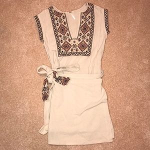 NEVER WORN - FREE PEOPLE BOHO WRAP DRESS